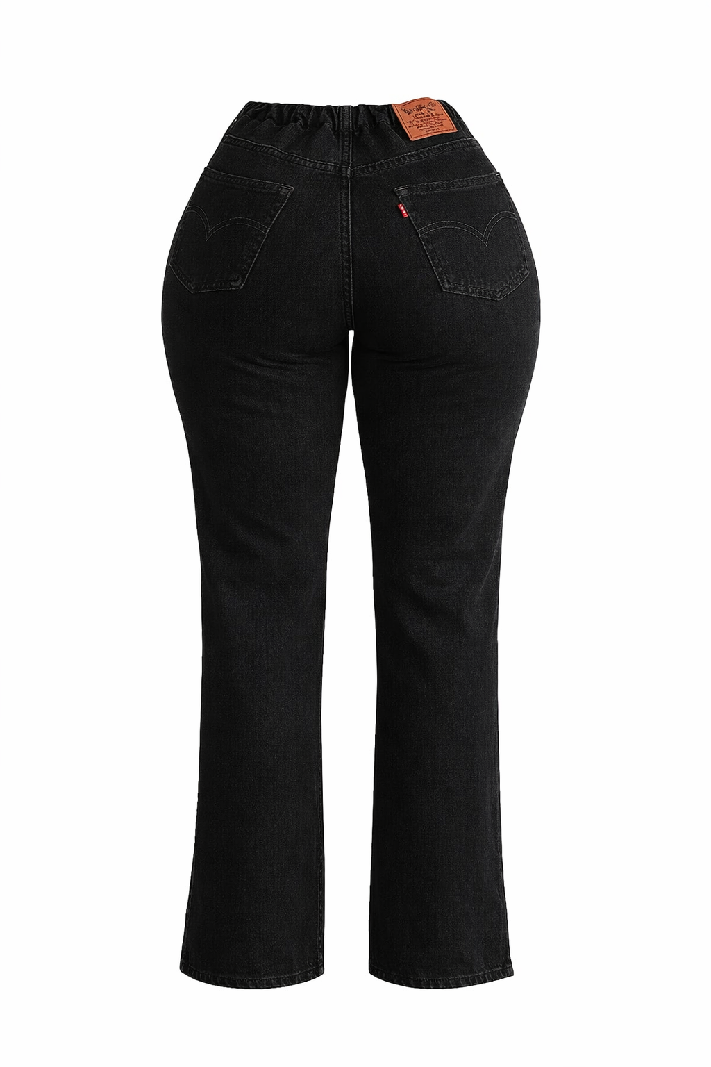 NBG Flare Denim (black) – NO BACK GAP